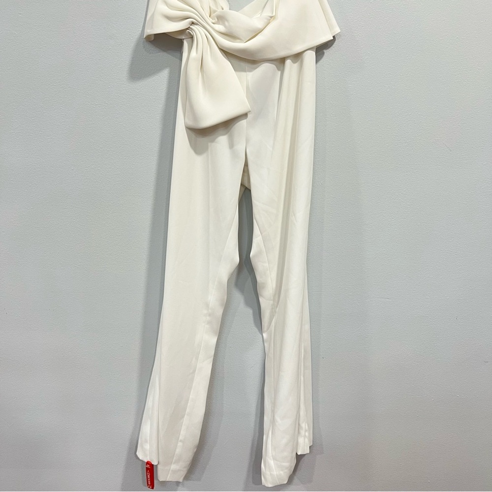 Sachin & Babi Ivory Whitley Flare Leg With Waist Large Bow Detail Pants -Reemoly - Picture 16 of 16